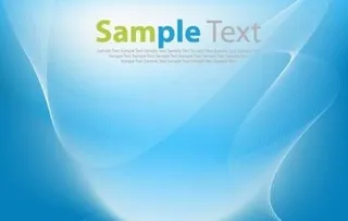 摘要蓝色波浪的艺术载体