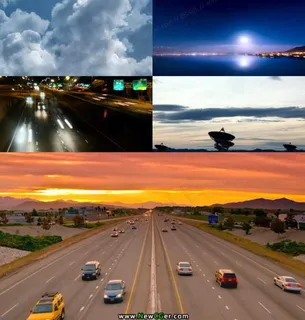 多场景延时视频