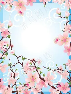 春天的树枝矢量素材图片 春天的树枝矢量素材图片