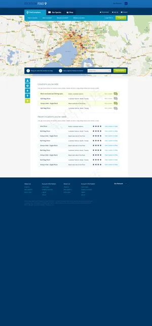 城市地图APP界面