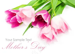 花朵母亲节背景图片