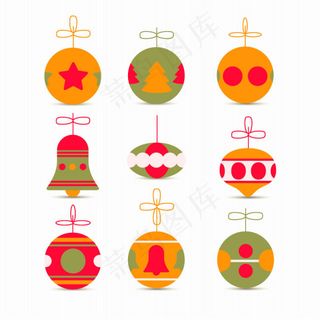 卡通圣诞挂饰