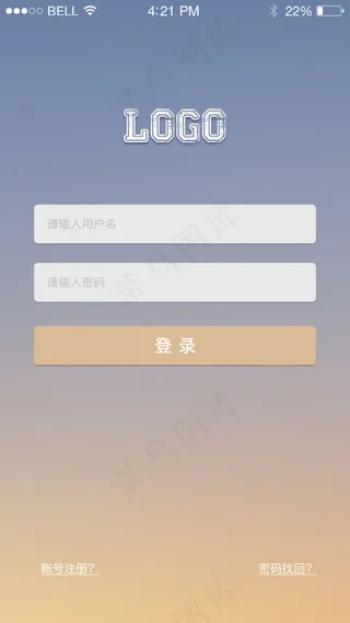 时尚风格APP界面宣传下载