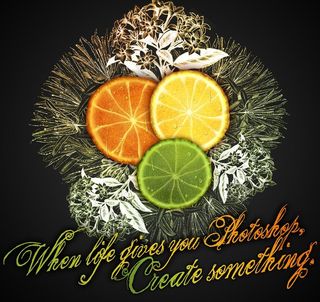 水果香橙创意psd文档图片