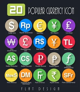 时尚货币符号设计图片