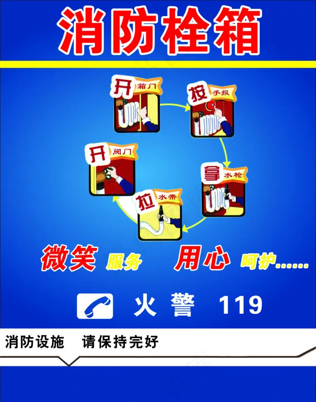 消防栓图片psd模版下载