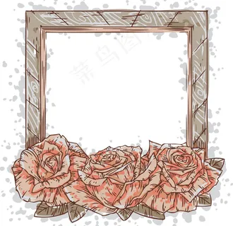 手绘相框图片