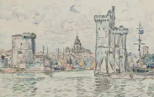 古典城镇油画图片 古典城镇油画图片