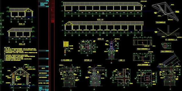 廊道CAD施工方案