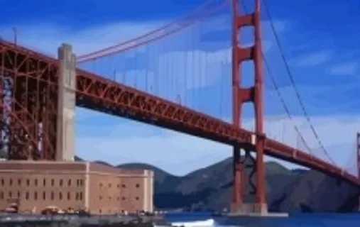 金门大桥矢量 金门大桥矢量