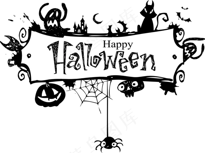 感恩节欧式花纹矢量素材唯美花边eps,ai矢量模版下载