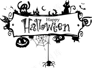 感恩节欧式花纹矢量素材唯美花边