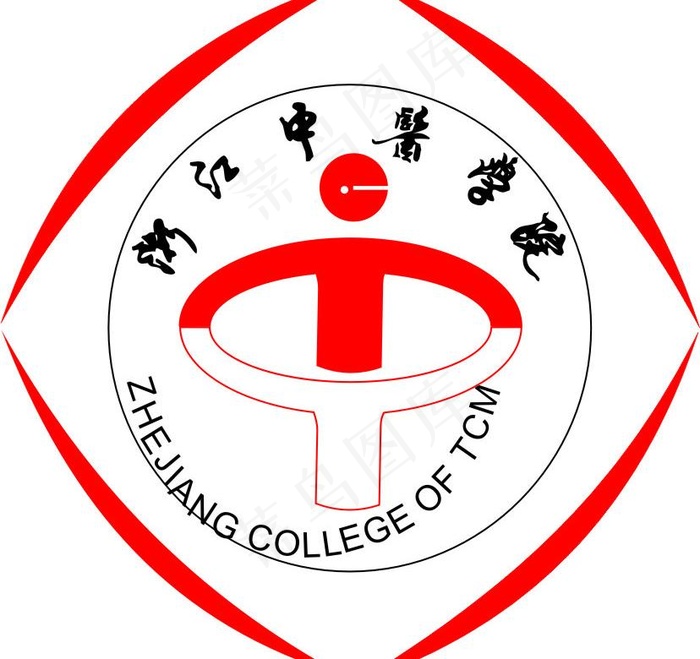 浙江中医学院图片cdr矢量模版下载