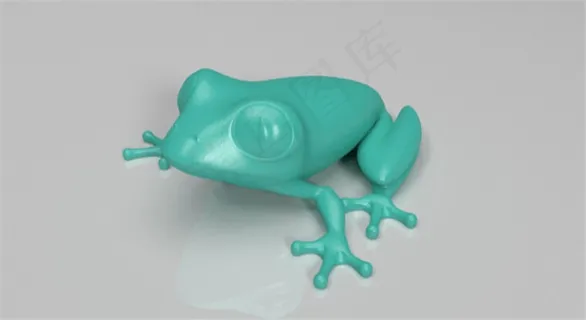 青蛙3D打印模型