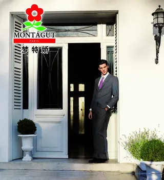 法国著名梦特娇 欧美男名模 梦特娇...
