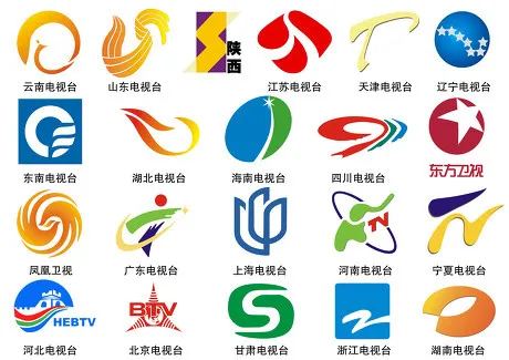 21个电视台台标ps素材psd模版下载