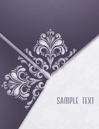 欧式花纹背景图片