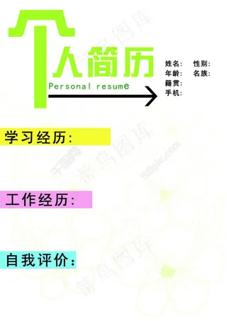 个人简历