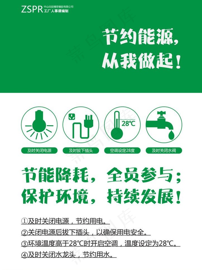 食堂环保节能宣传图图片