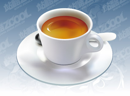 一杯咖啡矢量素材2eps,ai矢量模版下载