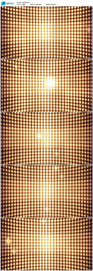 金色灯光LED视频素材