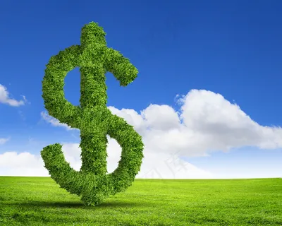 草地上的创意符号图片