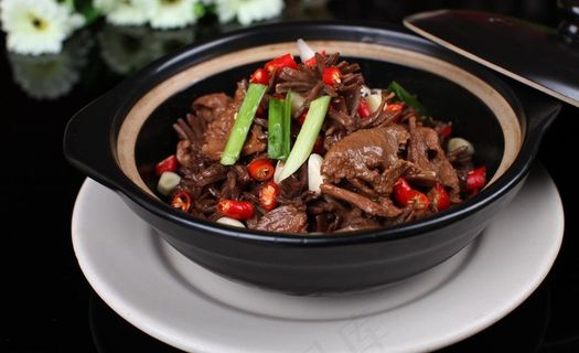 创新鸡杂钵图片