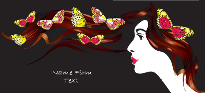 SPA美容美发插画矢量集04