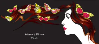 SPA美容美发插画矢量集04