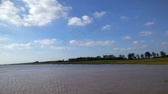 晴空万里大海 海滩图片