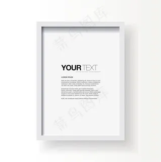 简洁相框06—矢量素材 简洁相框06—矢量素材