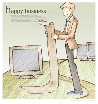 卡通人物 商业人物 分层素材 PS...