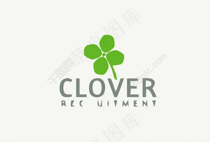 四叶草logo图片ai矢量模版下载