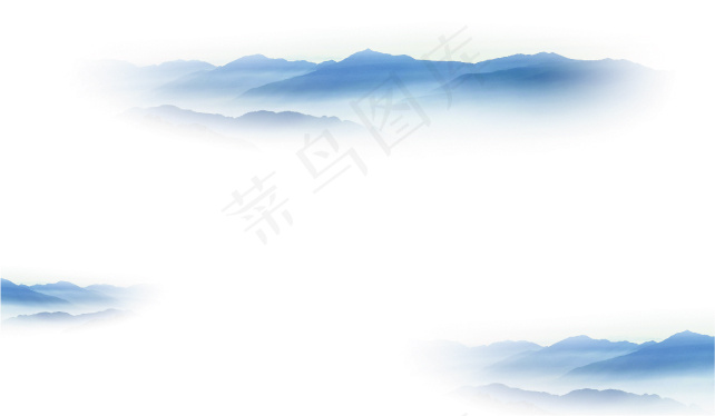 水墨山eps,ai矢量模版下载