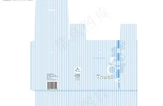 毛巾包装设计图片