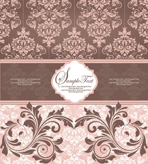 植物纹样花纹底纹矢量素材