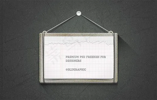 陆框挂牌模板创意设计psd