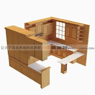 3D橱柜模型