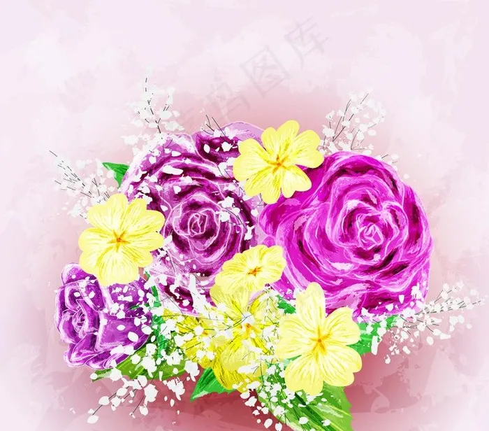 花卉 植物 鲜花图片eps,ai矢量模版下载