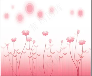 矢量手绘花朵素材