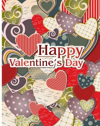 怀旧情人节背景图片