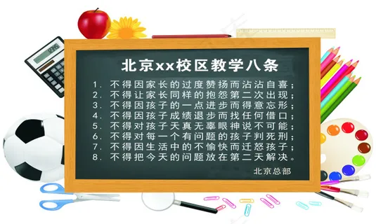 教育培训机构校区文化展板psd源文... 教育培训机构校区文化展板psd源文...