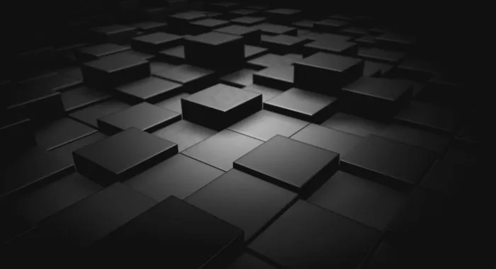 创意黑色方块图片