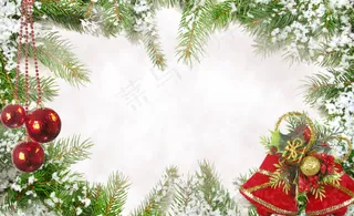 圣诞框架平面设计图图片
