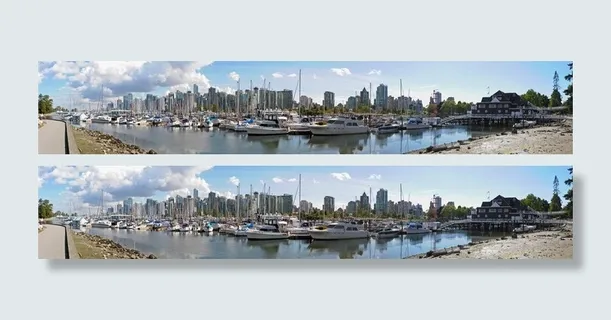 温哥华港口全景图片