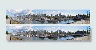 温哥华港口全景图片