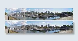 温哥华港口全景图片