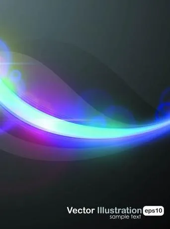炫酷光晕背景矢量素材ai矢量模版下载