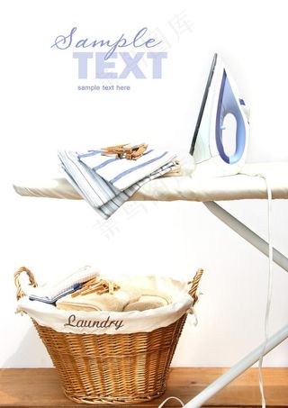 清洁工具背景图片