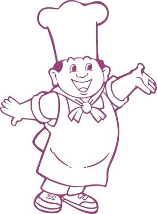 厨师 矢量 卡通